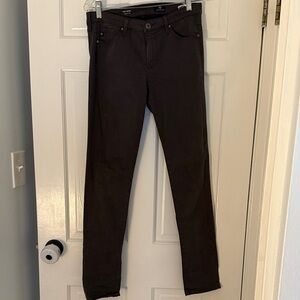 Ag Adriano Goldschmied Charcoal Cigarette Leg Jeans